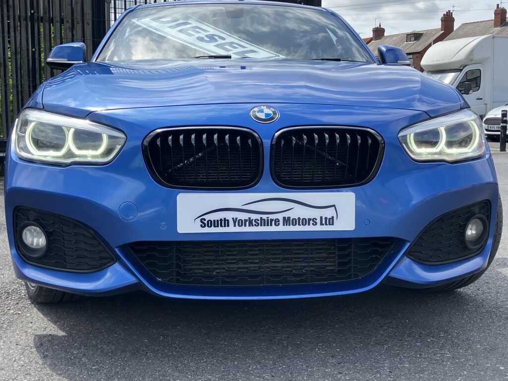 BMW 1 Series Hatchback 2.0 120D Xdrive M Sport 5-Door 2016 YK16HCD Blue #3
