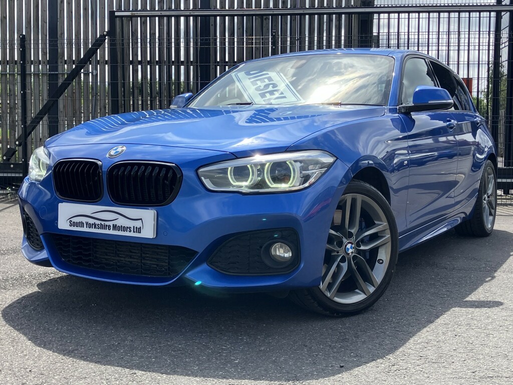 BMW 1 Series Hatchback 2.0 120D Xdrive M Sport 5-Door 2016 YK16HCD Blue #4