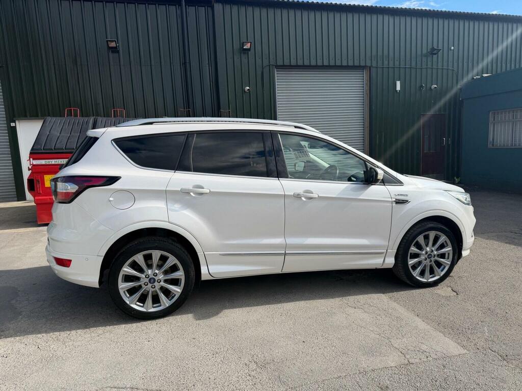 Ford Kuga Suv 2.0 Tdci Vignale Powershift Awd Euro 6 Ss 5 WX18ZHW White #3