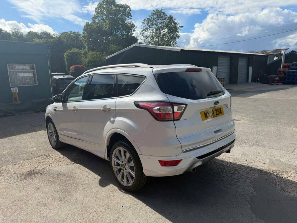 Ford Kuga Suv 2.0 Tdci Vignale Powershift Awd Euro 6 Ss 5 WX18ZHW White #6