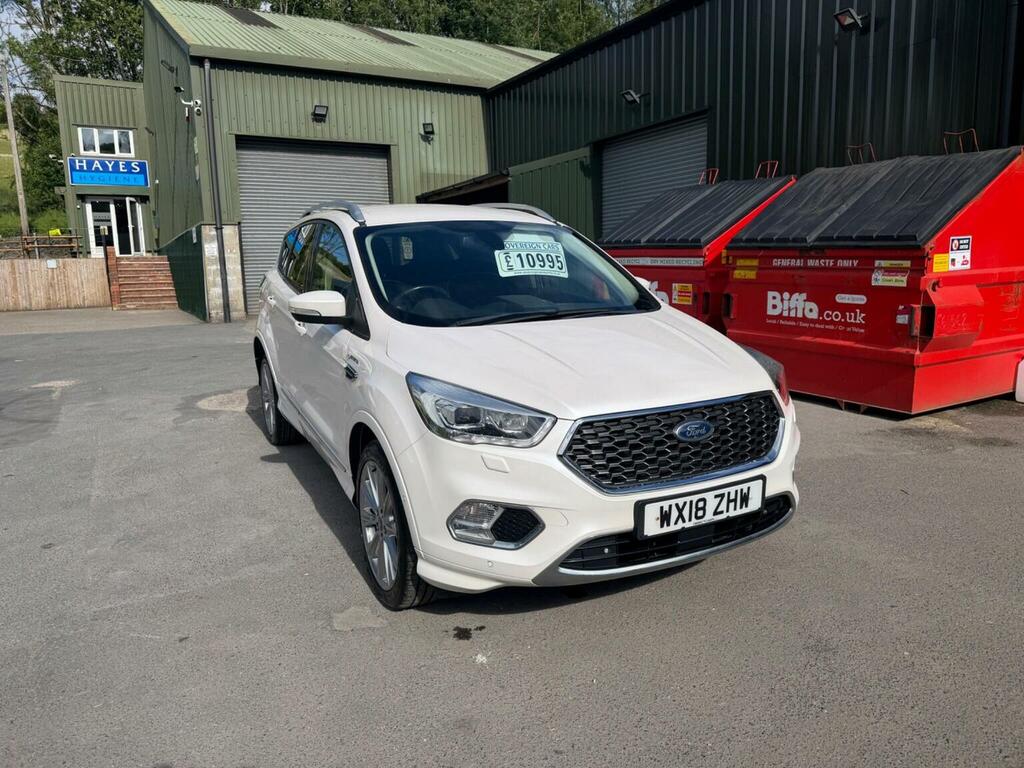 Ford Kuga Suv 2.0 Tdci Vignale Powershift Awd Euro 6 Ss 5 WX18ZHW White