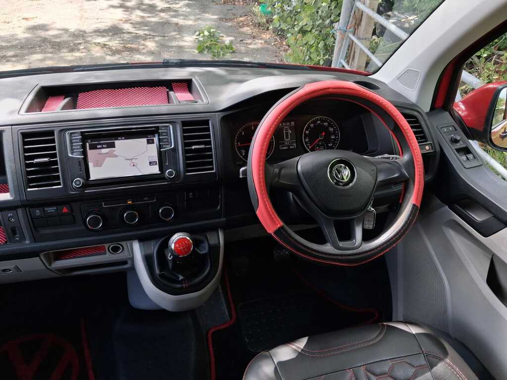 Volkswagen Transporter California Camper Conversion T006ACY Red #2