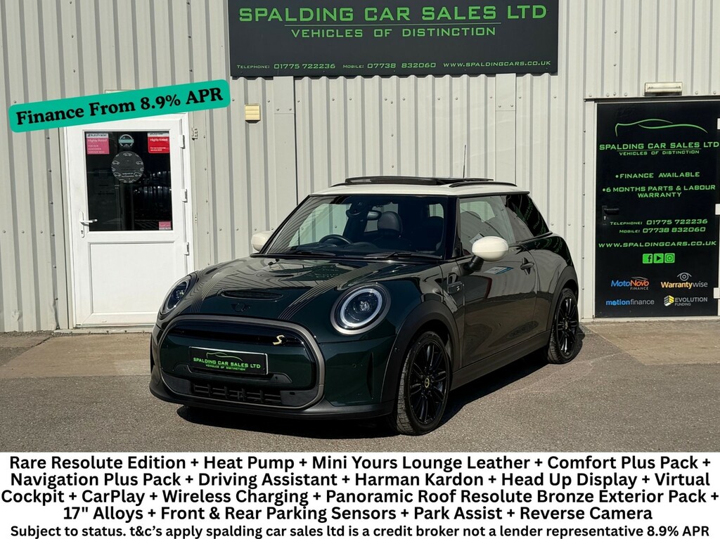 Mini Electric Cooper S Resolute Edition Leathernavigationharm 