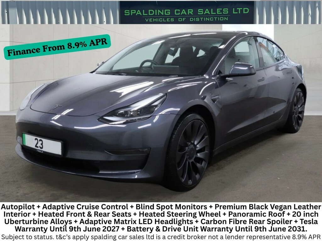 Tesla Model 3 Performance Awd Spotacc Cruisep