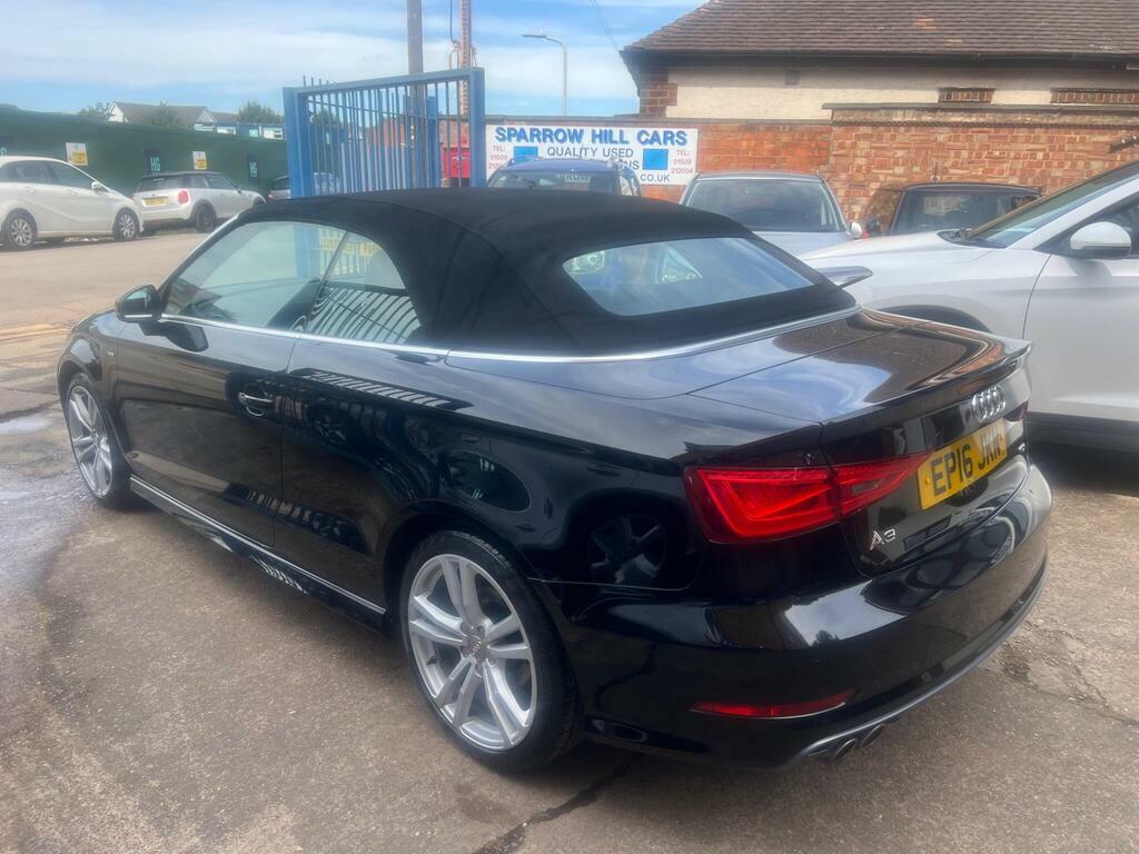 Audi A3 Cabriolet 2.0 Tdi S Line Convertible Euro Black #17