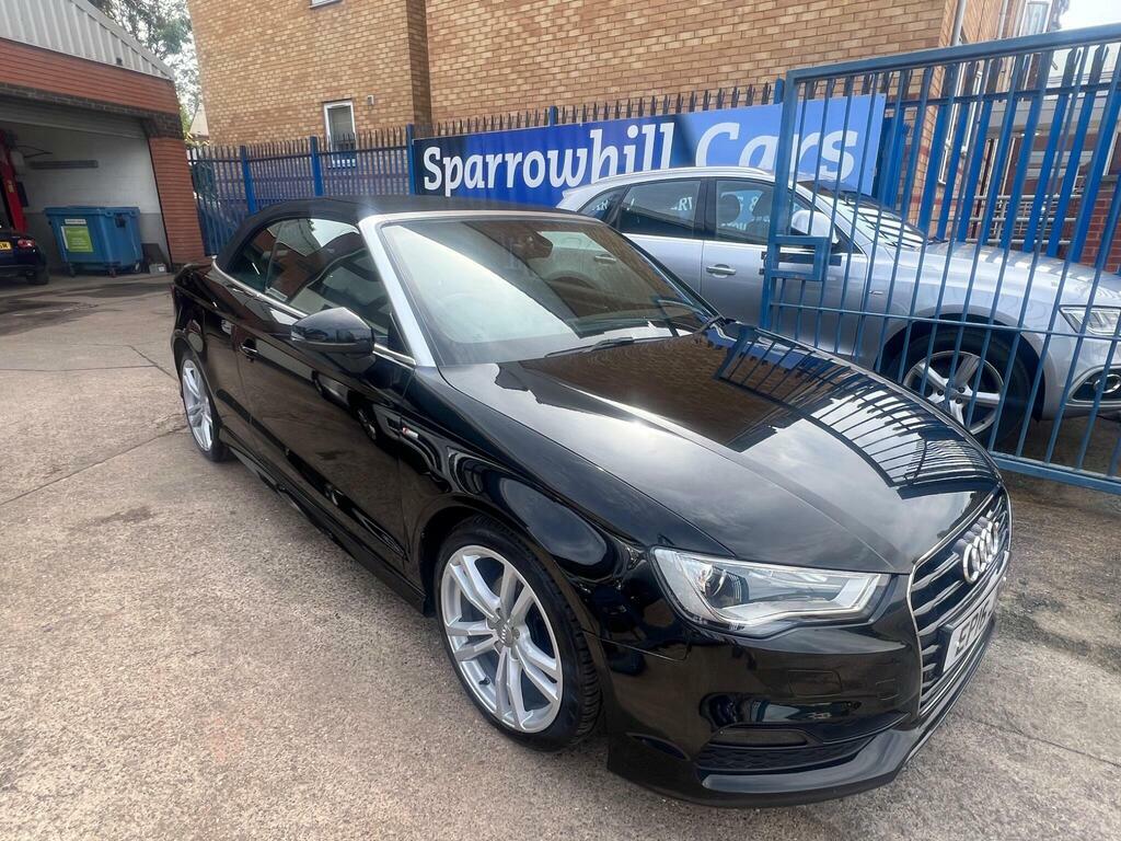 Audi A3 Cabriolet 2.0 Tdi S Line Convertible Euro Black #16