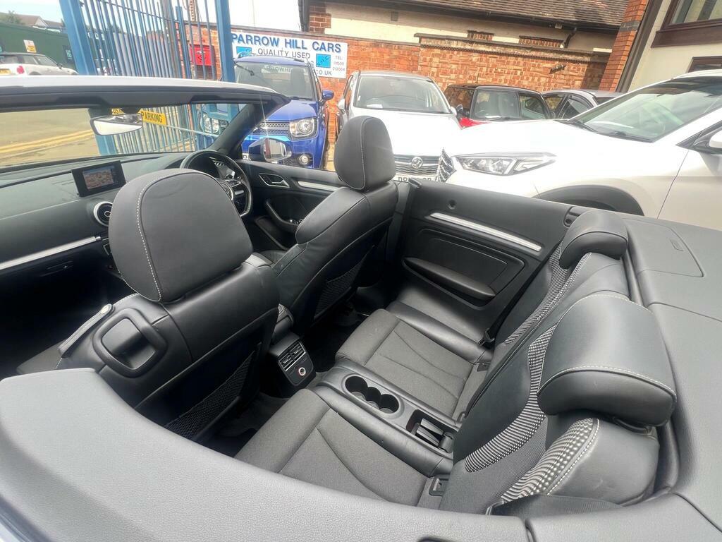 Audi A3 Cabriolet 2.0 Tdi S Line Convertible Euro Black #23