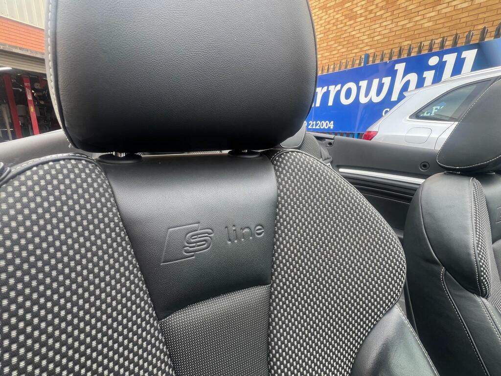 Audi A3 Cabriolet 2.0 Tdi S Line Convertible Euro Black #35