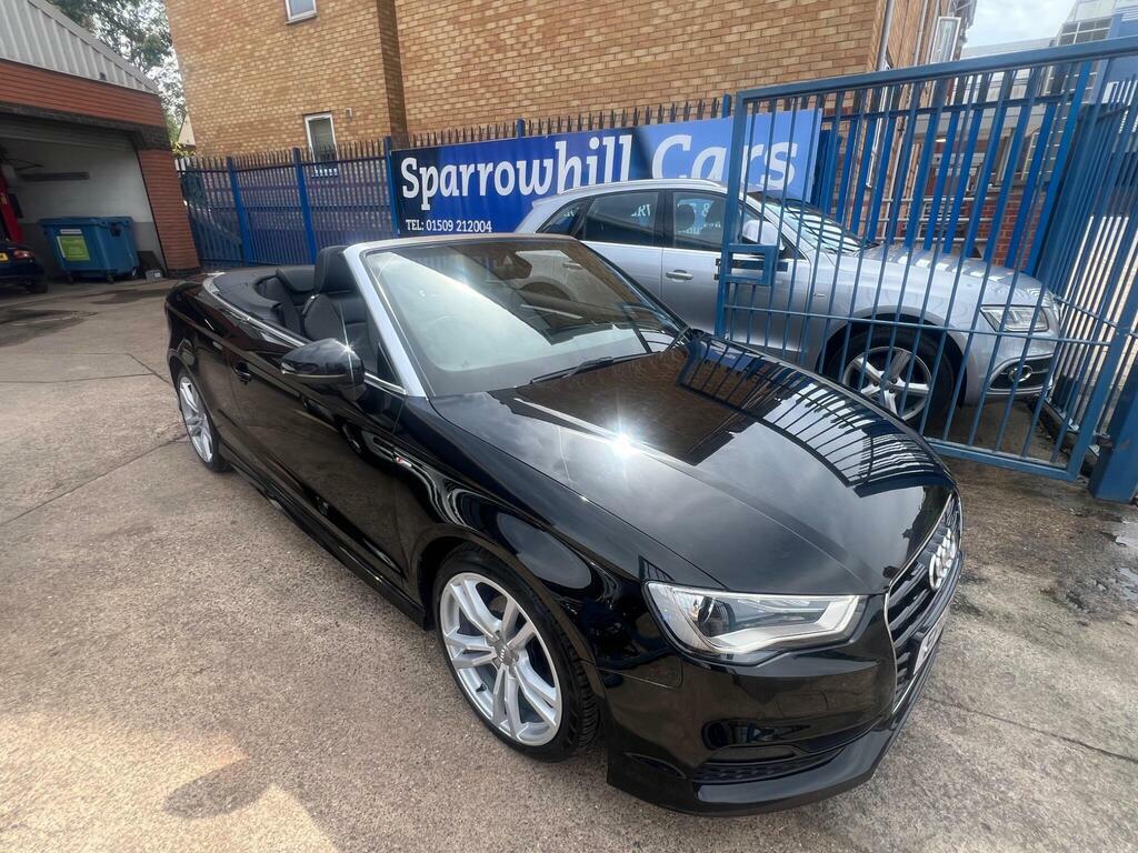 Audi A3 Cabriolet 2.0 Tdi S Line Convertible Black #5