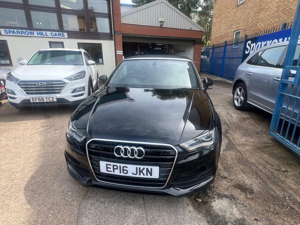 Audi A3 Cabriolet 2.0 Tdi S Line Convertible Black #2