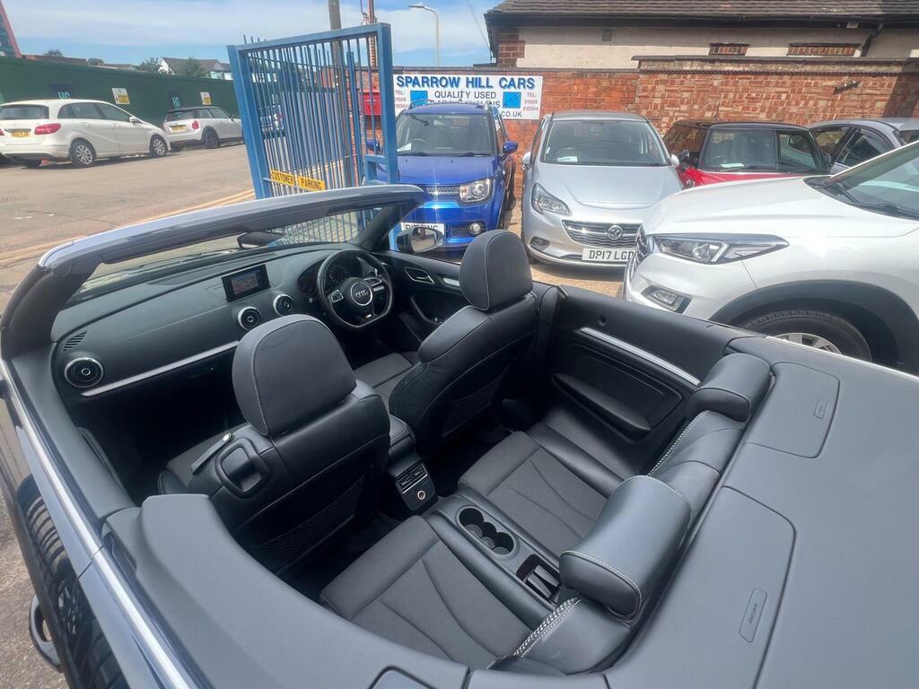 Audi A3 Cabriolet 2.0 Tdi S Line Convertible Euro Black #27