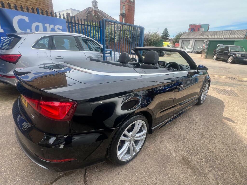 Audi A3 Cabriolet 2.0 Tdi S Line Convertible Euro Black #8