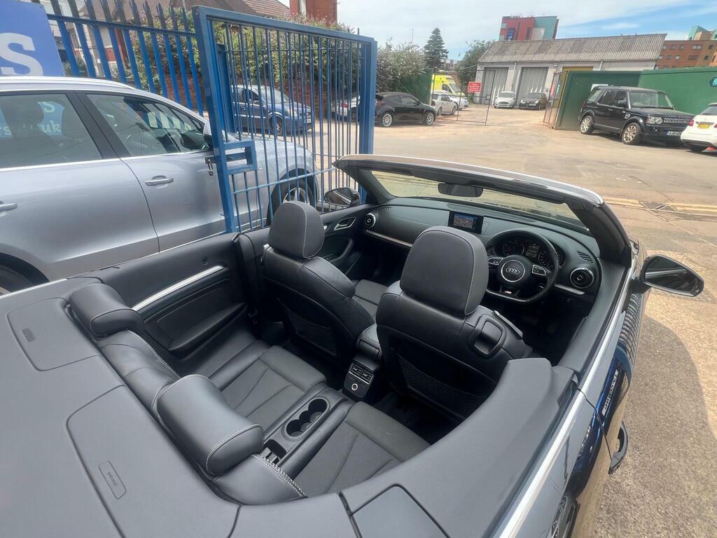 Audi A3 Cabriolet 2.0 Tdi S Line Convertible Euro Black #26