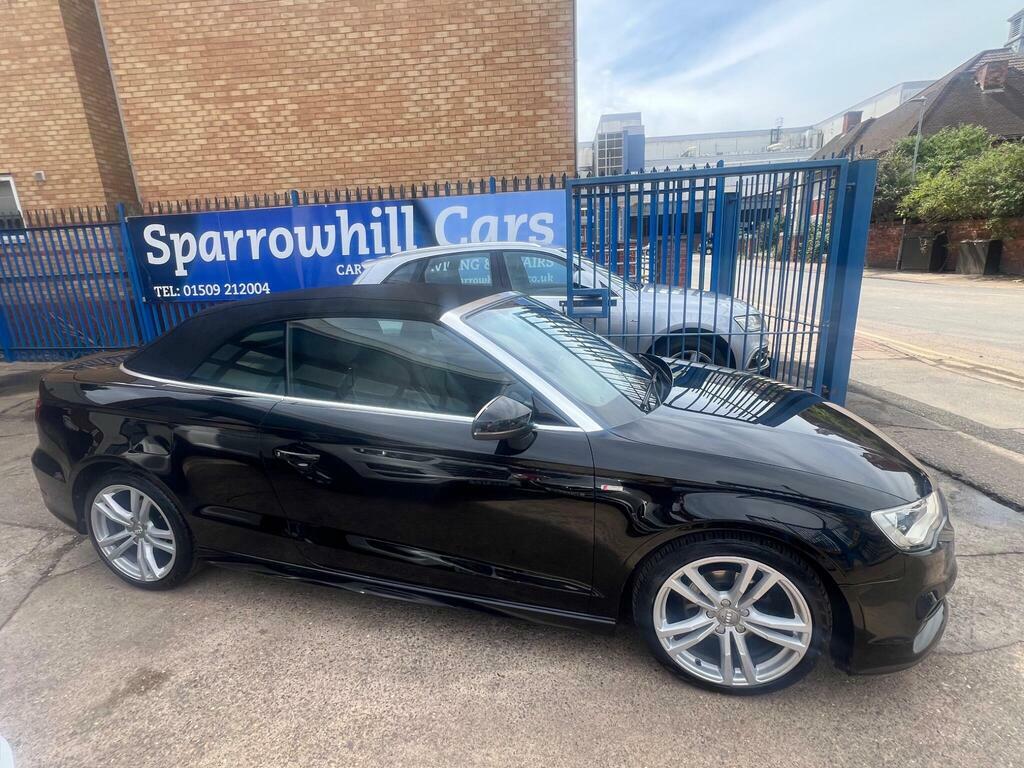 Audi A3 Cabriolet 2.0 Tdi S Line Convertible Euro Black #11