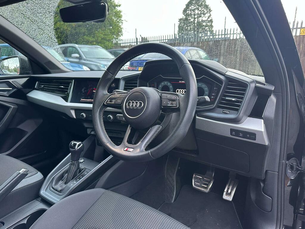 Audi A1 1.0 Tfsi 30 S Line Sportback S Tronic Euro 6 Ss WR22LLA Black #5