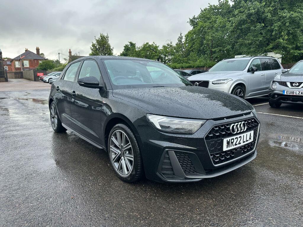 Audi A1 1.0 Tfsi 30 S Line Sportback S Tronic Euro 6 Ss Black