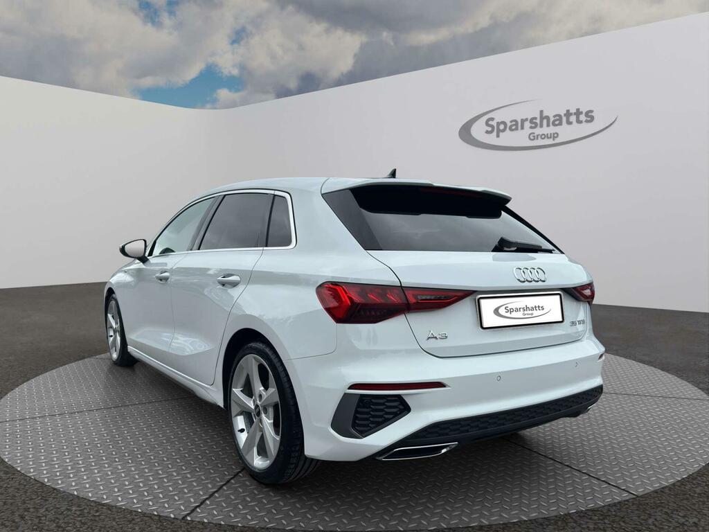 Audi A3 1.5 Tfsi 35 S Line Sportback S Tronic Euro 6 Ss GJ21ZXX White #5