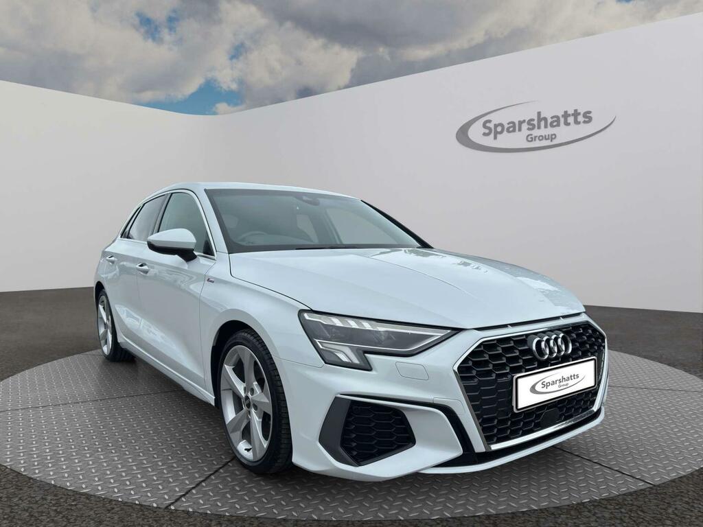 Audi A3 1.5 Tfsi 35 S Line Sportback S Tronic Euro 6 Ss White