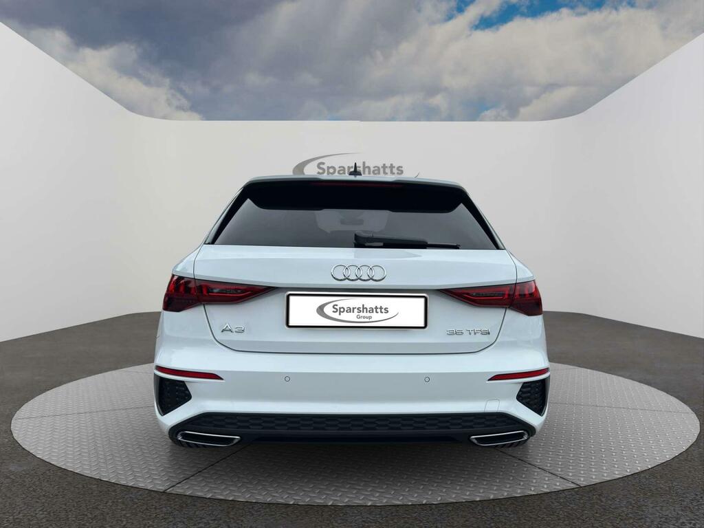 Audi A3 1.5 Tfsi 35 S Line Sportback S Tronic Euro 6 Ss GJ21ZXX White #6