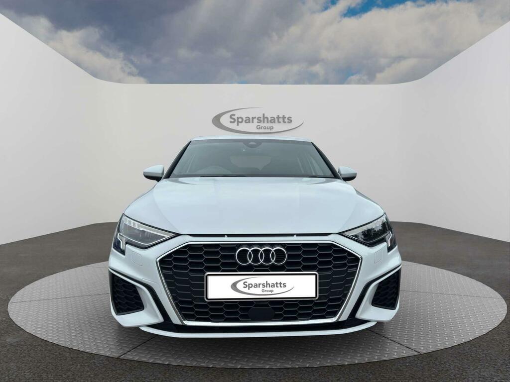 Audi A3 1.5 Tfsi 35 S Line Sportback S Tronic Euro 6 Ss GJ21ZXX White #2