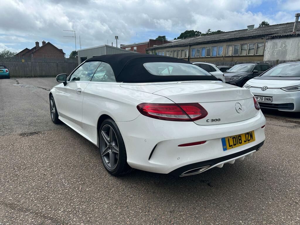 Mercedes-Benz C Class 2.0 C300 Amg Line Premium Plus Cabriolet G-troni LD18JZM White #3