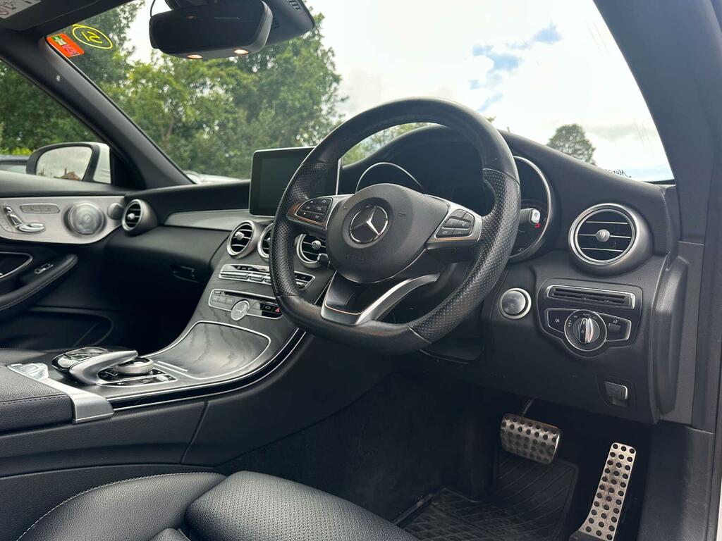 Mercedes-Benz C Class 2.0 C300 Amg Line Premium Plus Cabriolet G-troni LD18JZM White #6