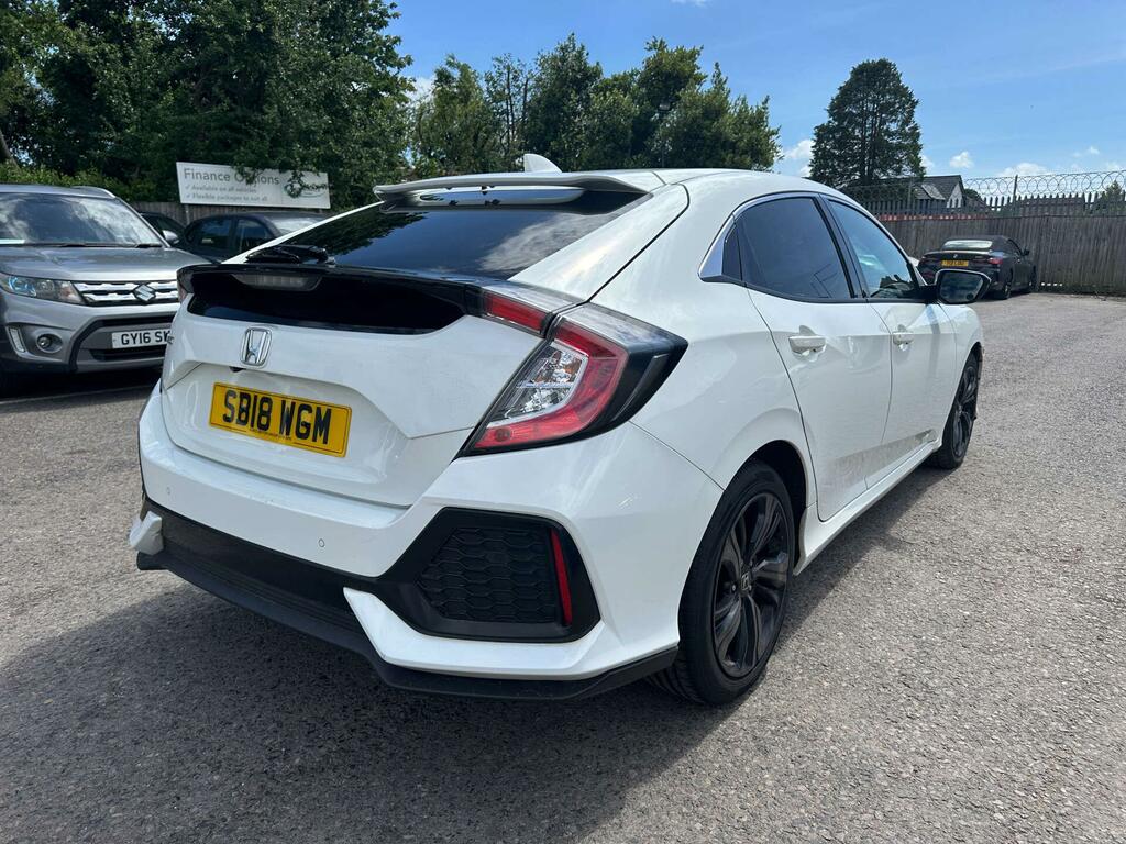 Honda Civic Sr White #3