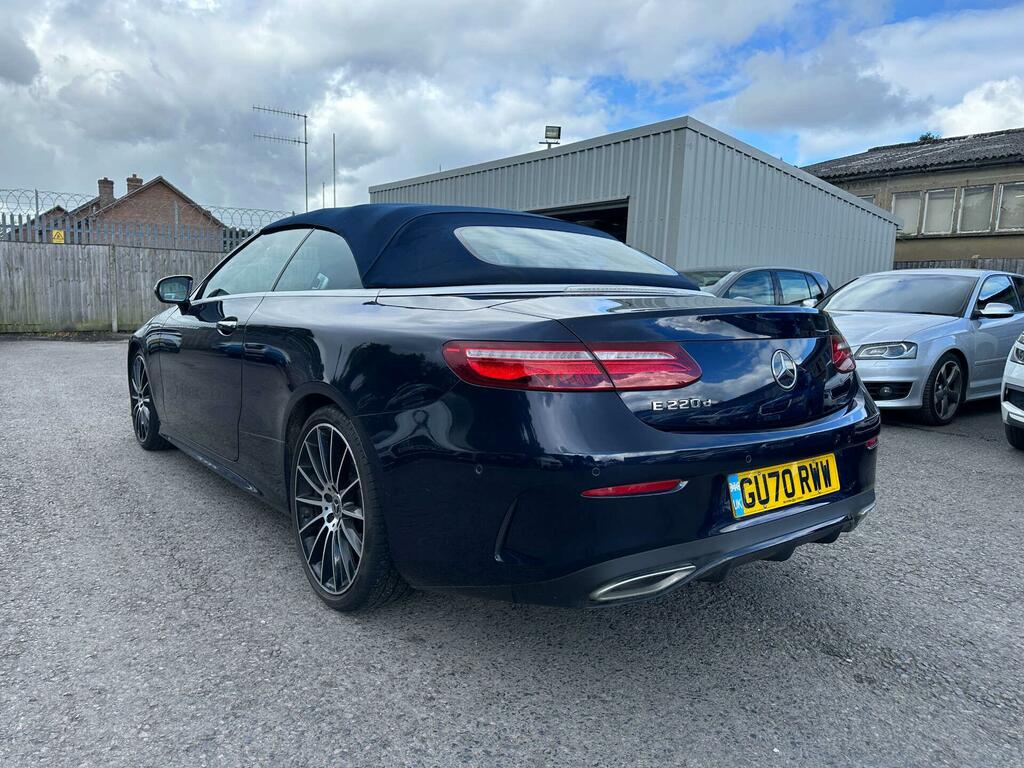 Mercedes-Benz E Class 2.0 E220d Amg Line Premium Plus Cabriolet G-tron GU70RWW Blue #4