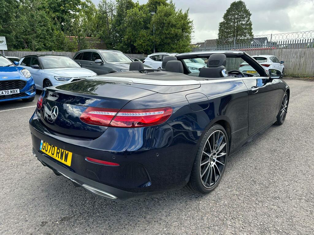 Mercedes-Benz E Class 2.0 E220d Amg Line Premium Plus Cabriolet G-tron GU70RWW Blue #5