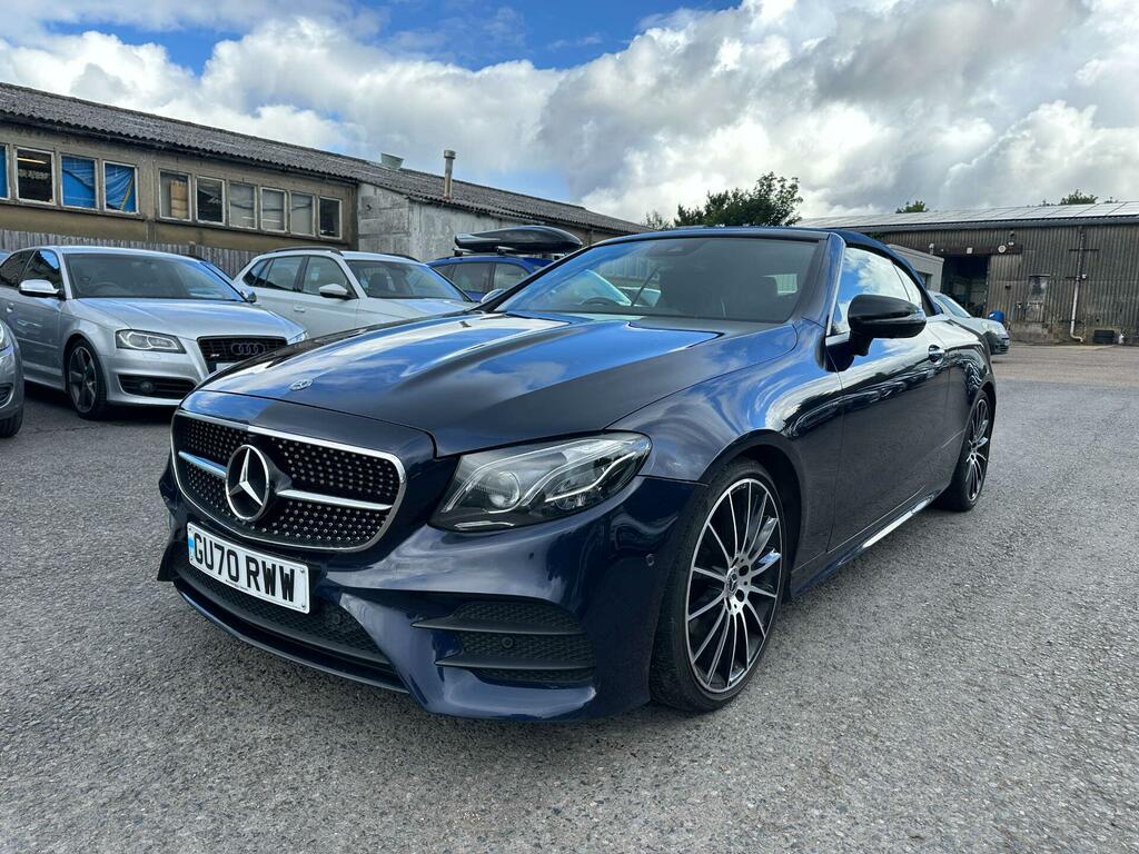Mercedes-Benz E Class 2.0 E220d Amg Line Premium Plus Cabriolet G-tron GU70RWW Blue #2