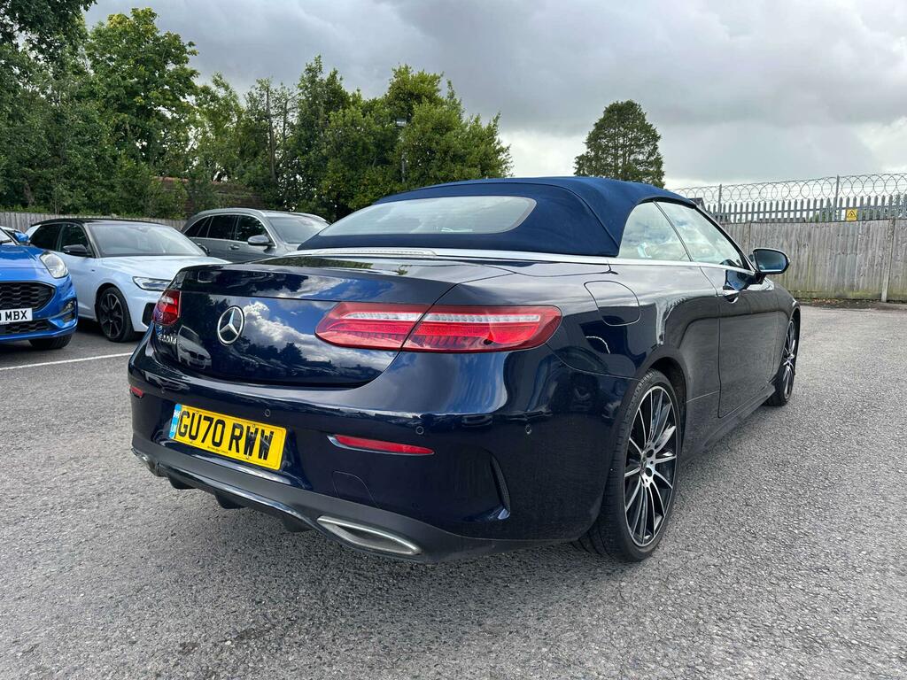 Mercedes-Benz E Class 2.0 E220d Amg Line Premium Plus Cabriolet G-tron GU70RWW Blue #3
