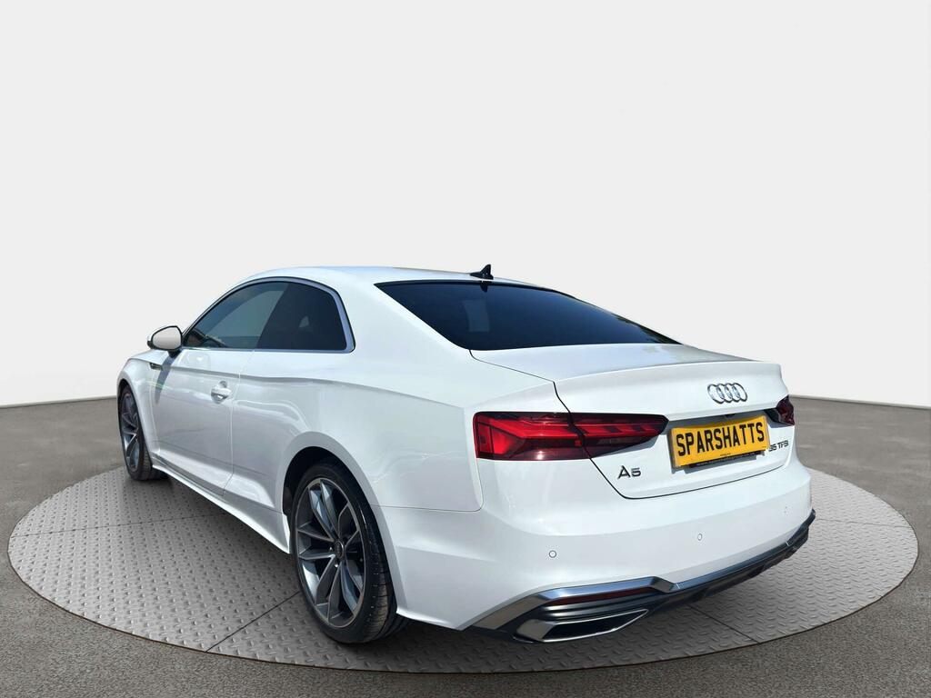 Audi A5 2.0 Tfsi 35 S Line S Tronic Euro 6 Ss SD23ZRZ White #5