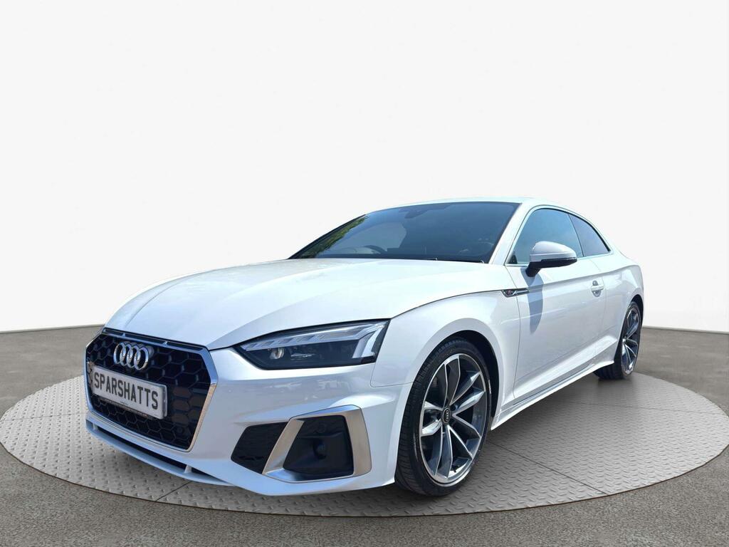 Audi A5 2.0 Tfsi 35 S Line S Tronic Euro 6 Ss SD23ZRZ White #2