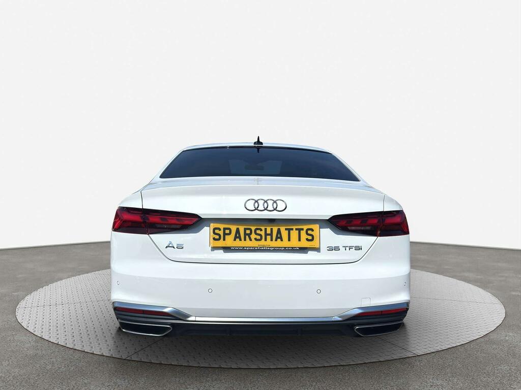 Audi A5 2.0 Tfsi 35 S Line S Tronic Euro 6 Ss SD23ZRZ White #6