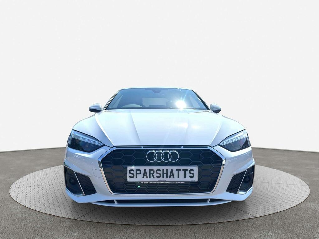 Audi A5 2.0 Tfsi 35 S Line S Tronic Euro 6 Ss SD23ZRZ White #3