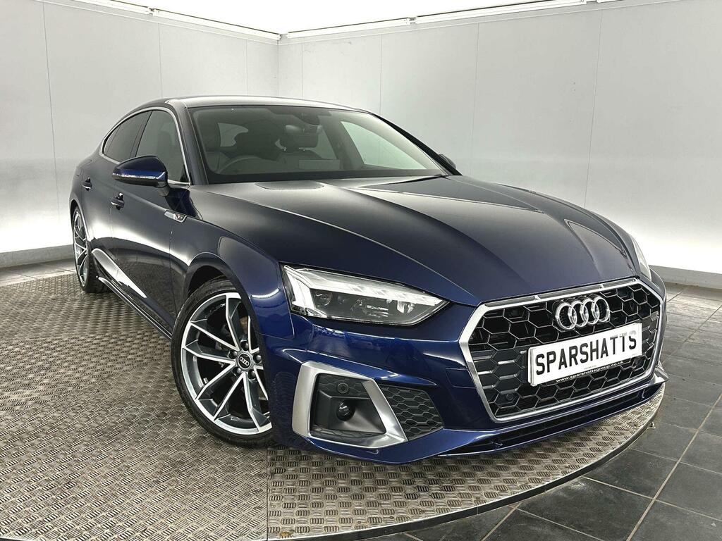 Audi A5 S Line Blue
