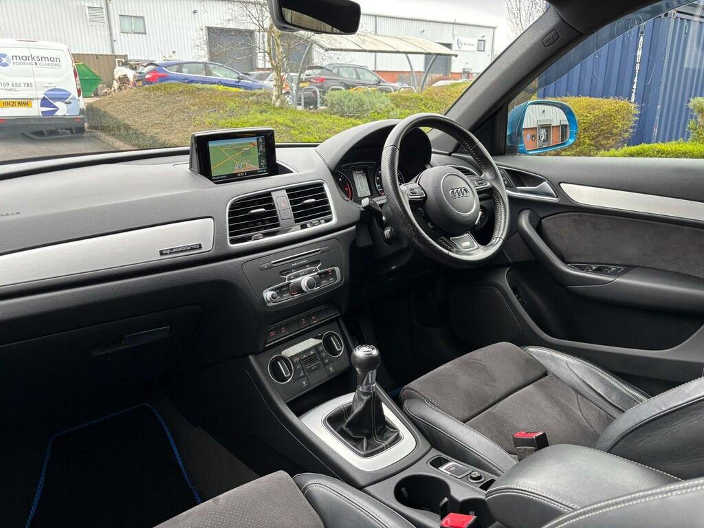 Audi Q3 Suv 2.0 Tdi S Line Plus Quattro Euro 6 Ss YK66GRW Blue #5