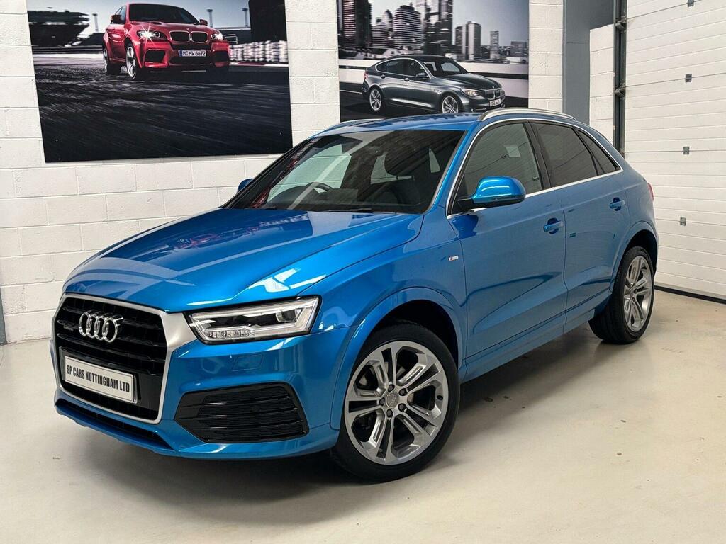 Audi Q3 Suv 2.0 Tdi S Line Plus Quattro Euro 6 Ss YK66GRW Blue #2