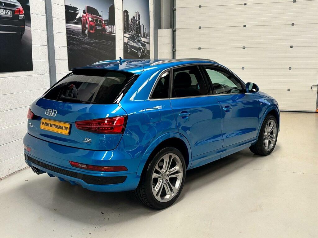Audi Q3 Suv 2.0 Tdi S Line Plus Quattro Euro 6 Ss YK66GRW Blue #3