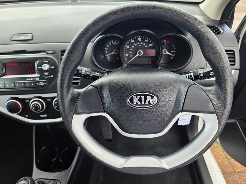Kia Picanto 1.0L 1 68 Bhp White #11