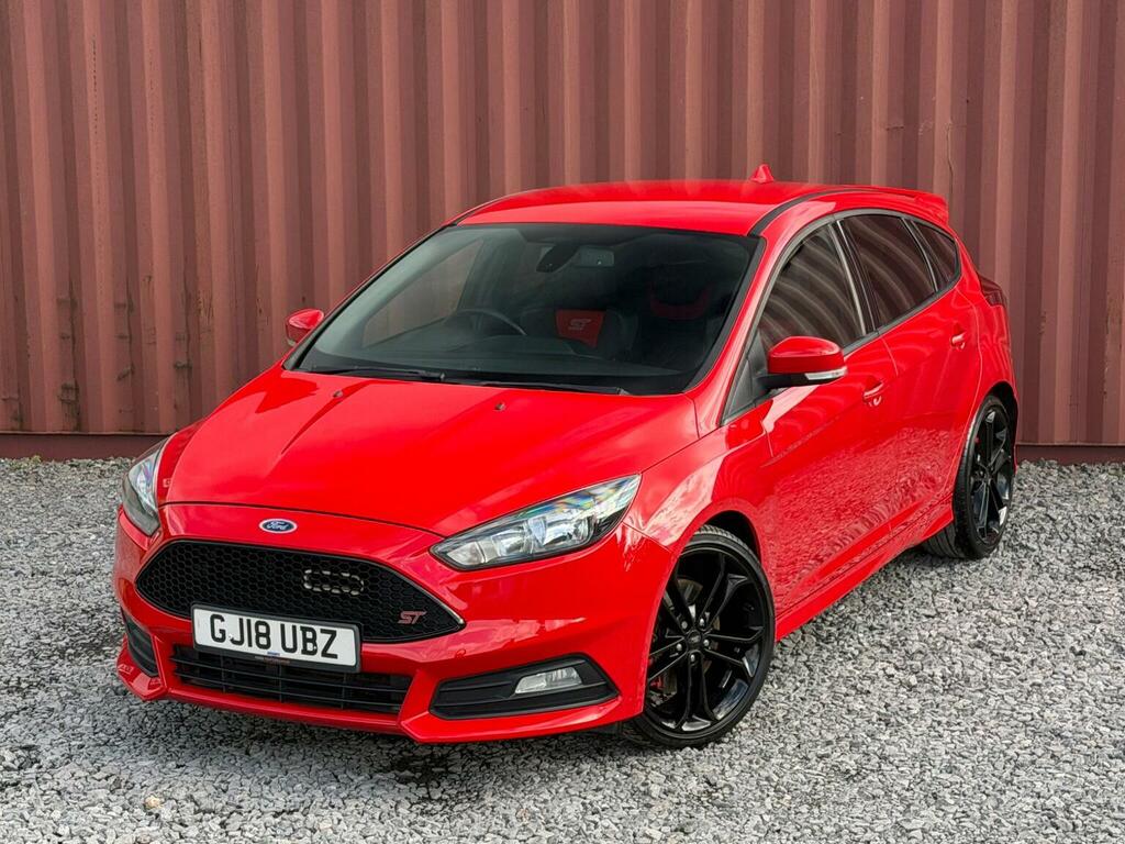 Ford Focus 2.0 Tdci St-2 Euro 6 Ss GJ18UBZ Red #3