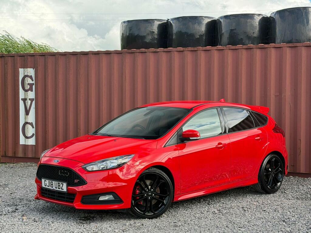 Ford Focus 2.0 Tdci St-2 Euro 6 Ss GJ18UBZ Red #2