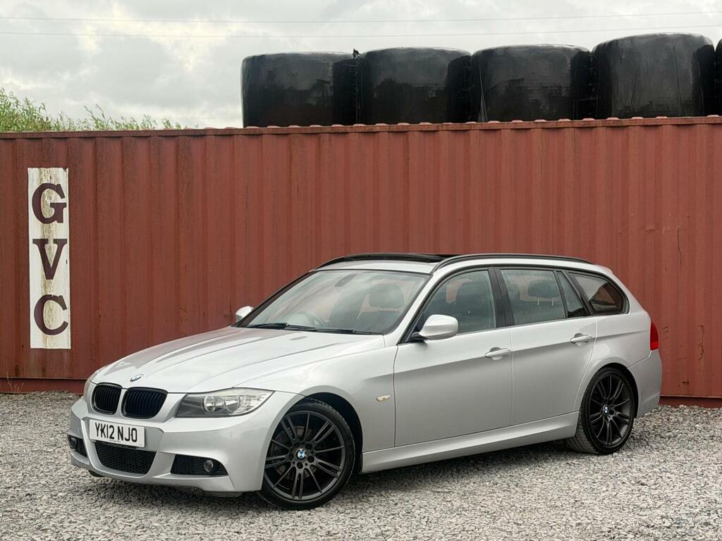 BMW 3 Series 2.0 320D M Sport Touring Euro 5 Ss YK12NJO Silver #2