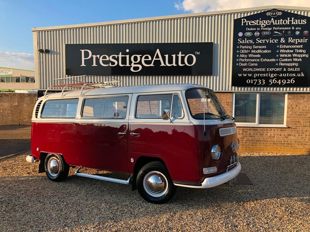 Volkswagen Transporter Type 2 T2 Microbus Bay Window Left Hand Drive Mini Red #3
