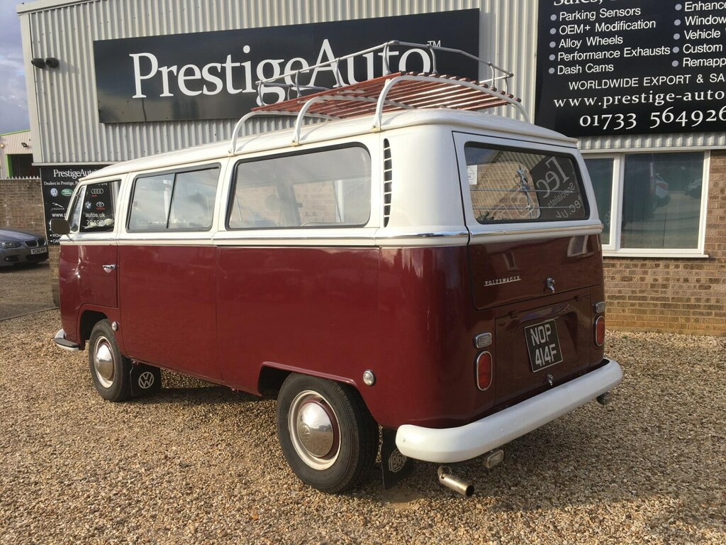 Volkswagen Transporter Type 2 T2 Microbus Bay Window Left Hand Drive Mini Red #6