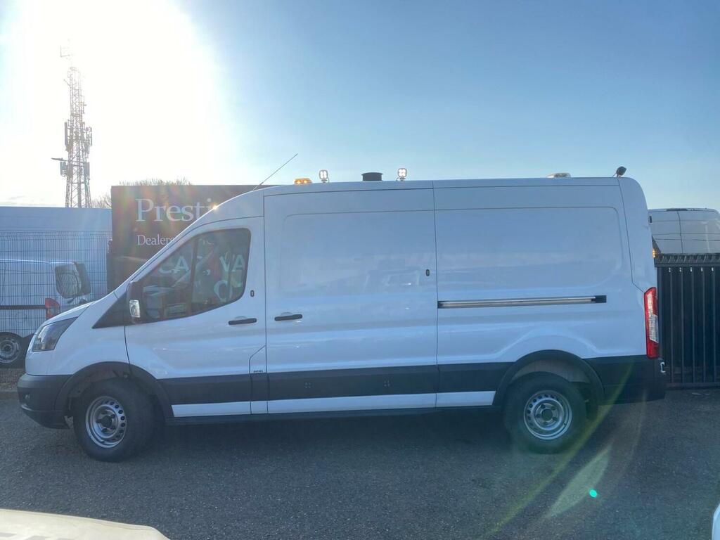Ford Transit Custom 350 2.0 Tdci 130Ps Lwb Panel Van Compressor Worksh YR68YOC White #5