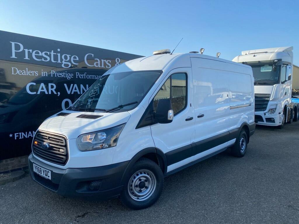 Ford Transit Custom 350 2.0 Tdci 130Ps Lwb Panel Van Compressor Worksh YR68YOC White #6