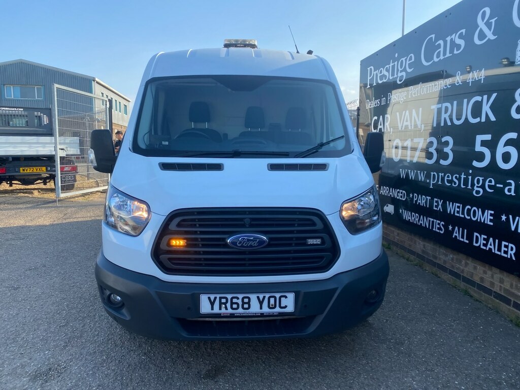 Ford Transit Custom 350 2.0 Tdci 130Ps Lwb Panel Van Compressor Worksh YR68YOC White #2