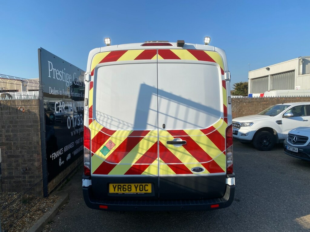 Ford Transit Custom 350 2.0 Tdci 130Ps Lwb Panel Van Compressor Worksh YR68YOC White #4