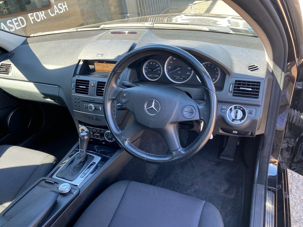 Mercedes-Benz C Class C180 Cgi Blueefficiency Se 95K Fsh Ulez KU60YXB Black #5
